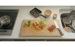 調理後のキッチンの様子